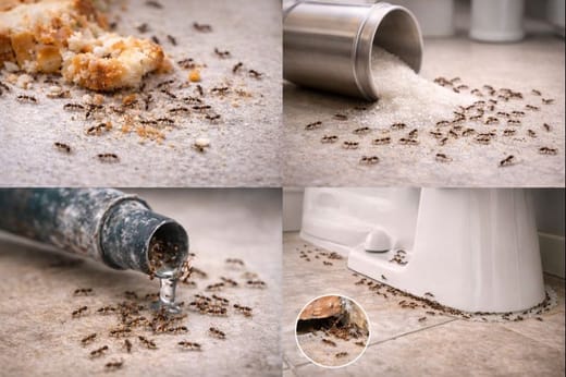 мравки из къщата